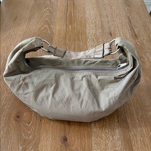 Hobo Shoulder Bag in Light Olive